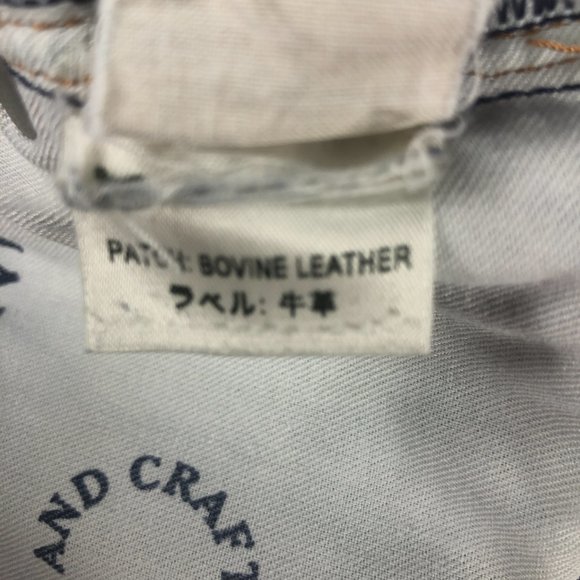 Levi's Made & Crafted Jeans Men's 31 X 31* Tack Slim Fit Blue Distressed Denim - Picture 8 of 16